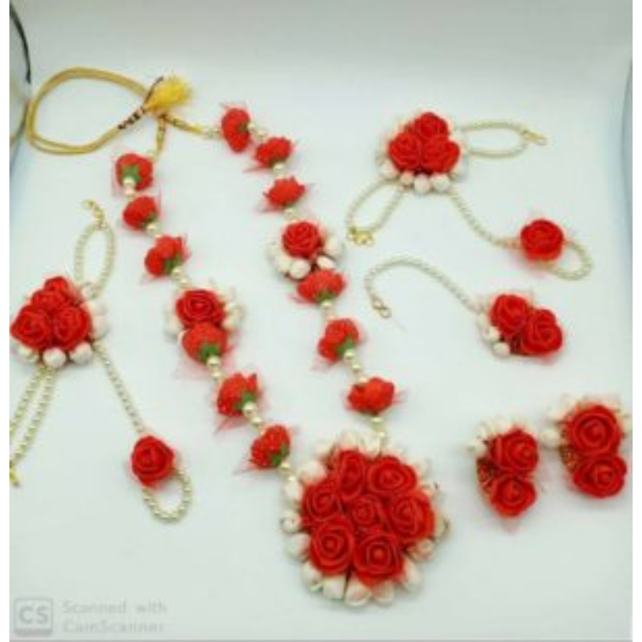 Meadow Muse - Red and Green Flower Necklace - Paparazzi Accessories –  Bejeweled Accessories By Kristie